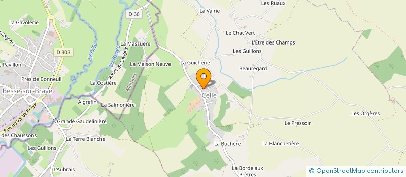 localisation de l'entreprise GFA MUTUEL DE  SAVIGNY SUR BRAYE  SAVIGNY-SUR-BRAYE