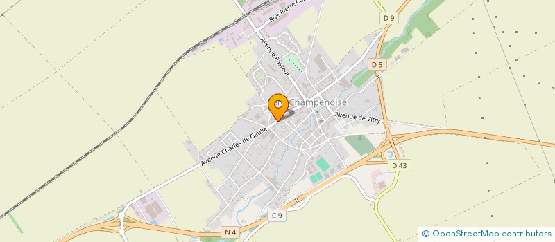 localisation de l'entreprise GFA MUTUEL FERE CHAMPENOISE  FERE-CHAMPENOISE