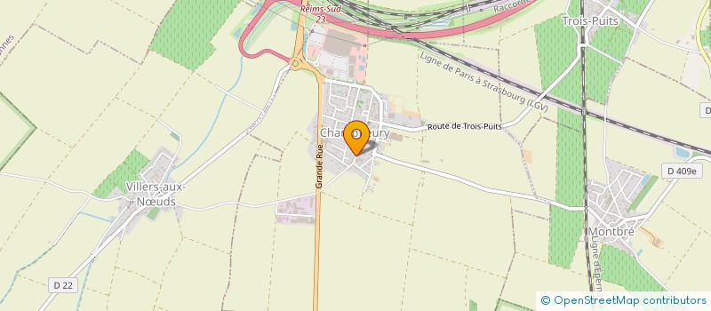 localisation de l'entreprise GFA MUTUEL REGION CHAMPFLEURY  CHAMPFLEURY