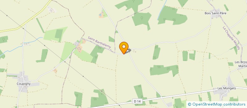 localisation de l'entreprise GFA MUTUEL REGION FERTE GAUCHER  LA CHAPELLE-MOUTILS