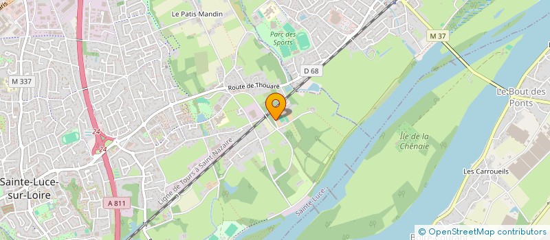 localisation de l'entreprise GFA NANTES EQUITATION  SAINTE-LUCE-SUR-LOIRE