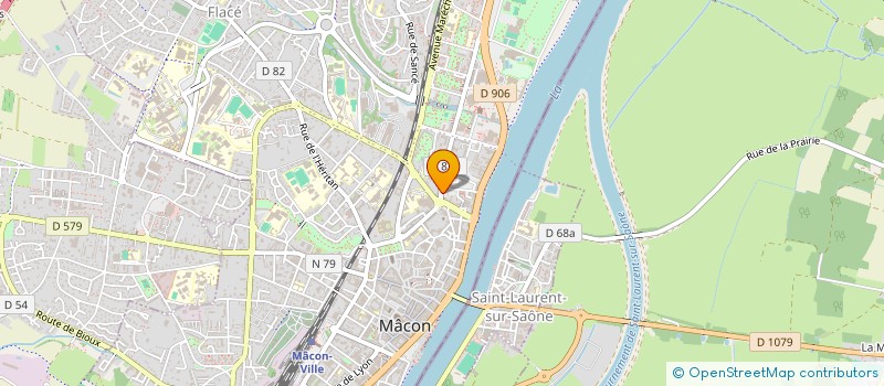 localisation de l'entreprise GFA NICASTRO  MACON