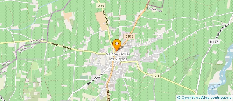 localisation de l'entreprise GFA NICOLAUD FRERES  SAINT-ROMAN-DE-MALEGARDE