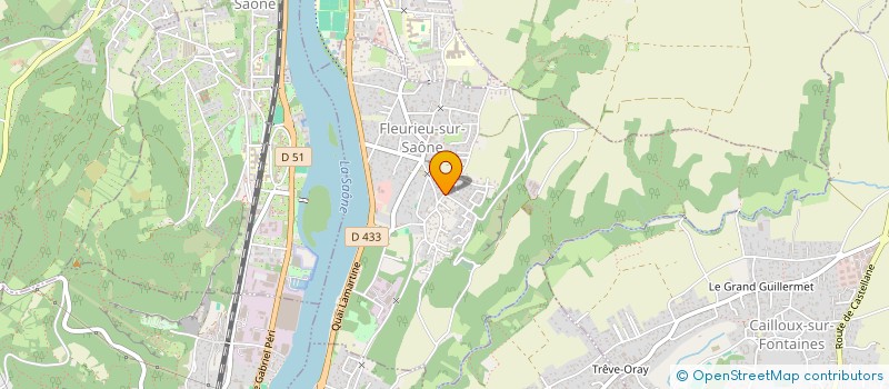 localisation de l'entreprise GFA NOEL COMTE  FLEURIEU-SUR-SAONE