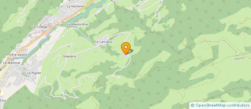 localisation de l'entreprise GFA NOTRE DAME DES NEIGES  THONES