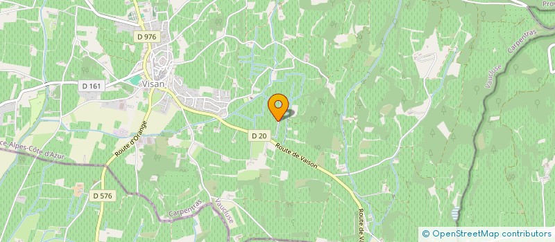 localisation de l'entreprise GFA NOTRE DAME DES VIGNES  VISAN