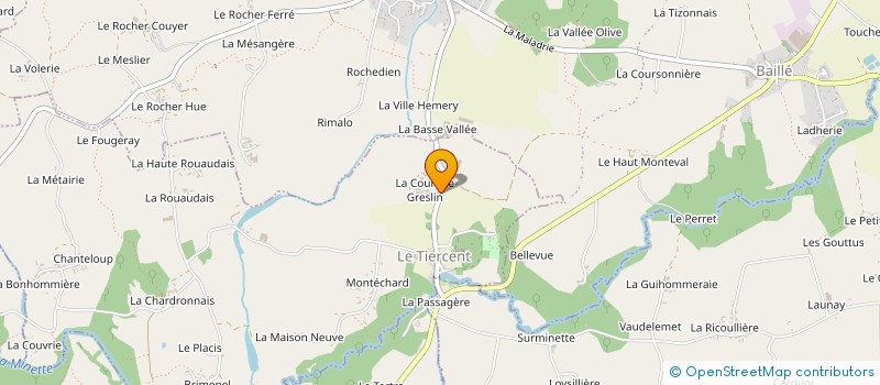 localisation de l'entreprise GFA NR  LE TIERCENT