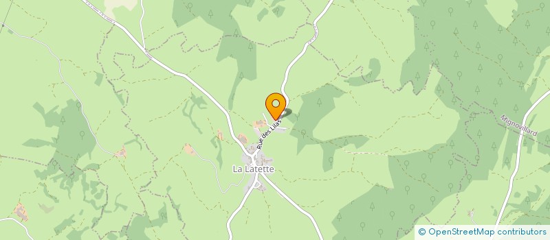 localisation de l'entreprise GFA OLIMAT  LA LATETTE