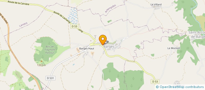 localisation de l'entreprise GFA P.P.M.  LANDOS