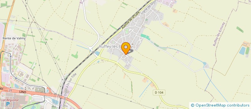 localisation de l'entreprise GFA PACOTTE FRERES  RUFFEY-LES-ECHIREY