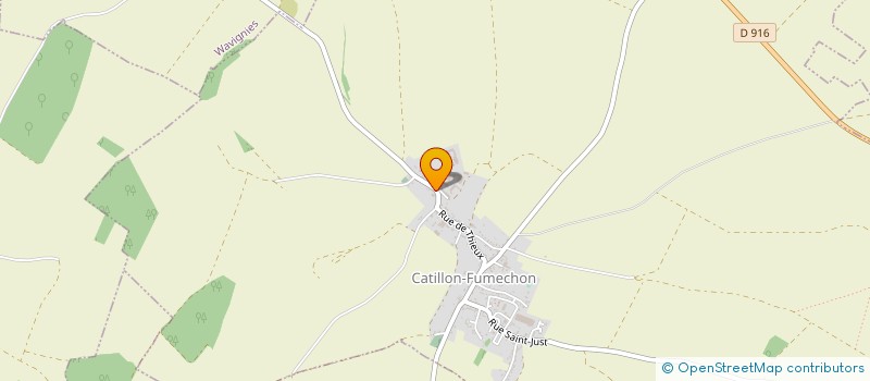 localisation de l'entreprise GFA PAGILAUR  CATILLON-FUMECHON