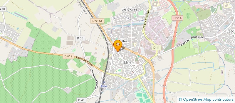 localisation de l'entreprise GFA PAPELL  ELNE