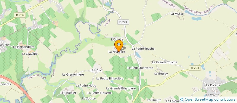 localisation de l'entreprise GFA PAPIN  SEVREMOINE