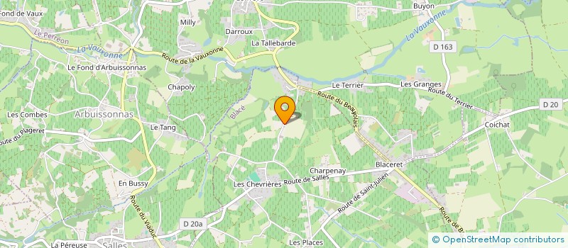 localisation de l'entreprise GFA PAQUET GROS  BLACE