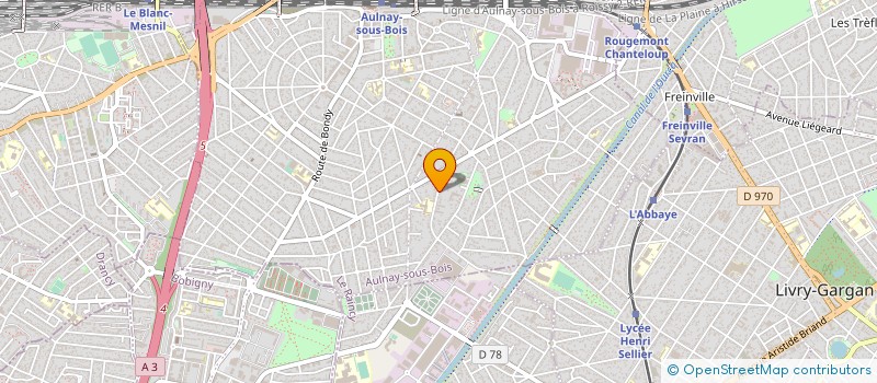 localisation de l'entreprise GFA PASQUIER à AULNAY-SOUS-BOIS
