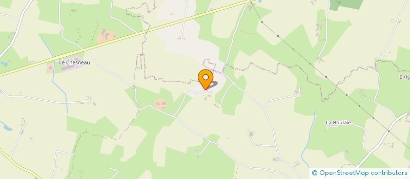 localisation de l'entreprise GFA PASSELANDE  ERDRE-EN-ANJOU