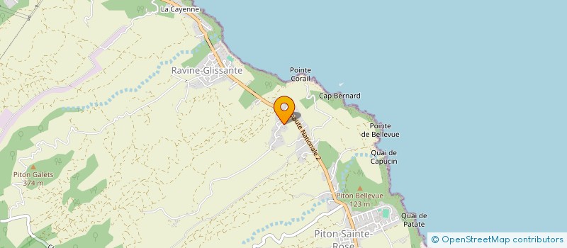 localisation de l'entreprise GFA PASSIFLORE GRONDIN  SAINTE-ROSE