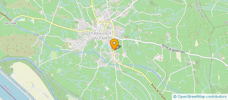 localisation de l'entreprise GFA PAUL AVRIL ET FILS  CHATEAUNEUF-DU-PAPE