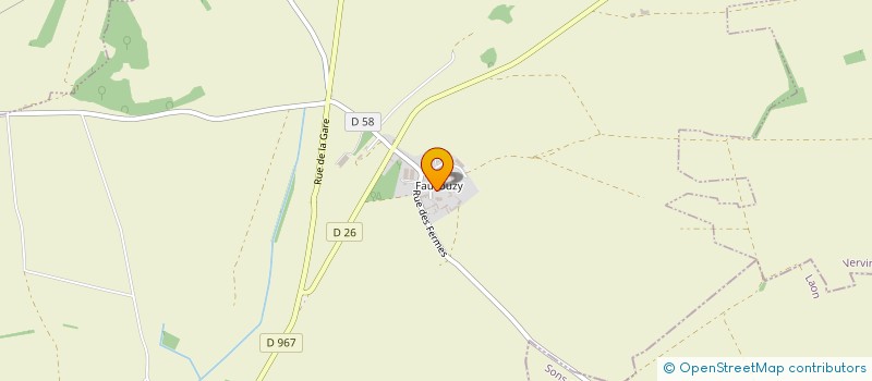 localisation de l'entreprise GFA PAUL CHOFFIN  MONCEAU-LE-NEUF-ET-FAUCOUZY