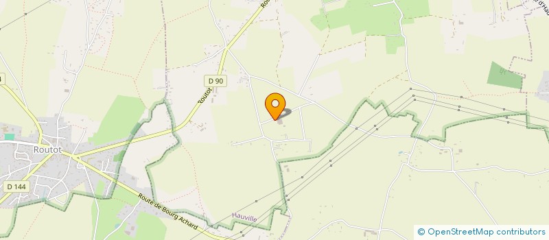 localisation de l'entreprise GFA PAUMIER  HAUVILLE