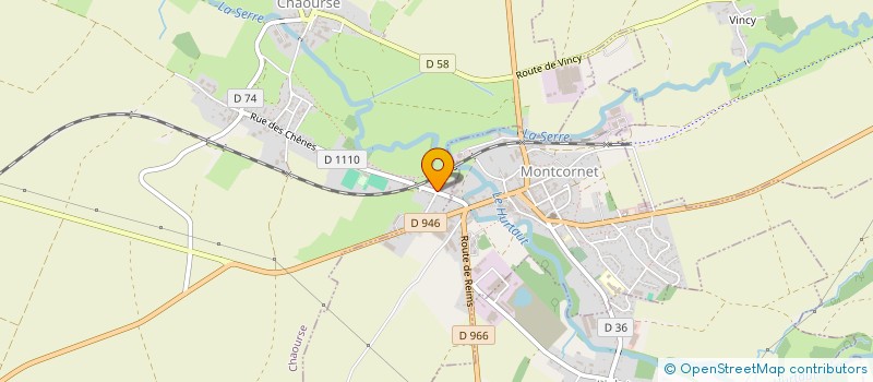 localisation de l'entreprise GFA PBAC  CHAOURSE