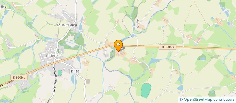 localisation de l'entreprise GFA PELLETIER  BRESSUIRE