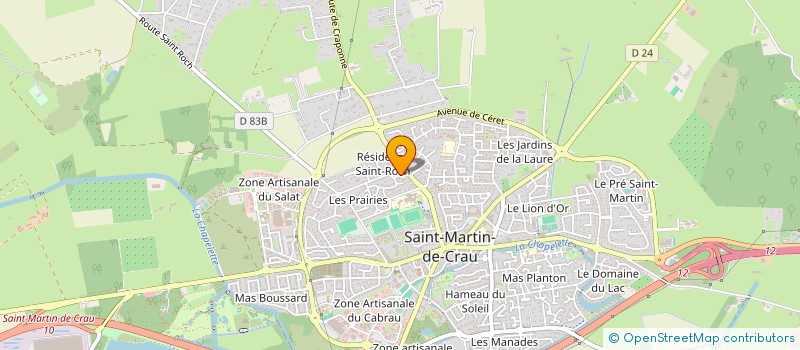 localisation de l'entreprise GFA PENTOUSE à SAINT-MARTIN-DE-CRAU