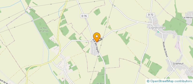 localisation de l'entreprise GFA PERDEREAU LIEVENS à LIGNEROLLES