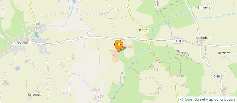 localisation de l'entreprise GFA PERENNEZ KERENERF  PLUSSULIEN