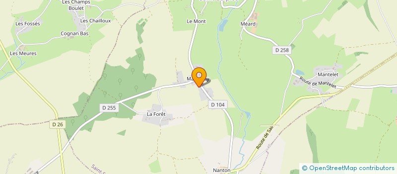 localisation de l'entreprise GFA PERNIN  CELLE-SAINT-CLOUD (LA)