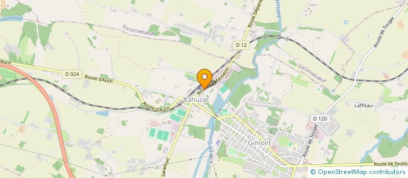 localisation de l'entreprise GFA PERRAULT  GIMONT