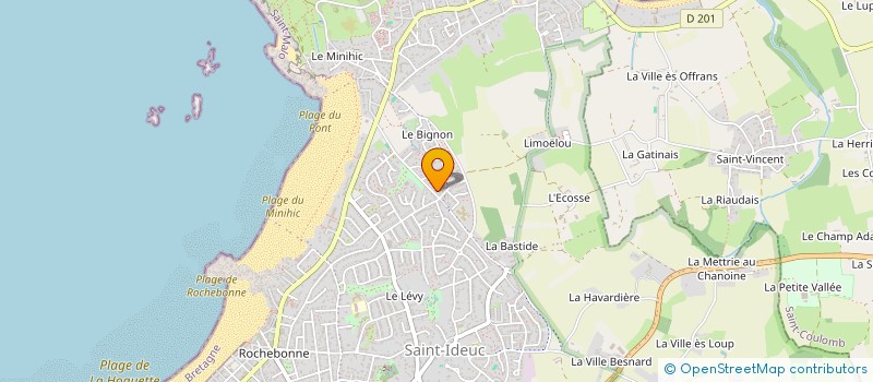 localisation de l'entreprise GFA PERRIN-CHAPRON  SAINT-MALO