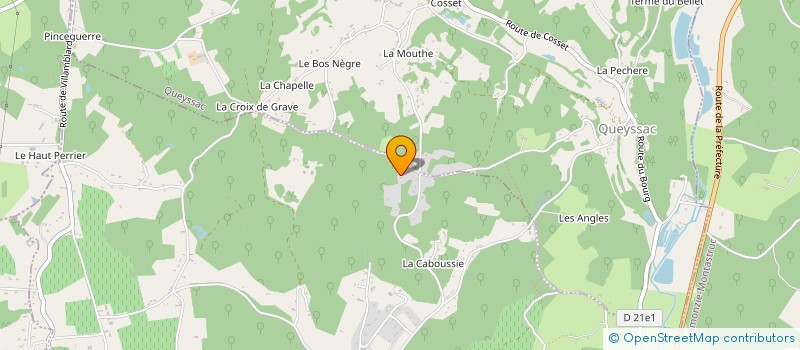 localisation de l'entreprise GFA PEYROT  LEMBRAS