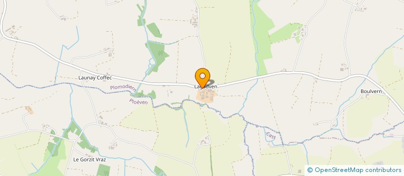 localisation de l'entreprise GFA PHILIPPE  PLOMODIERN