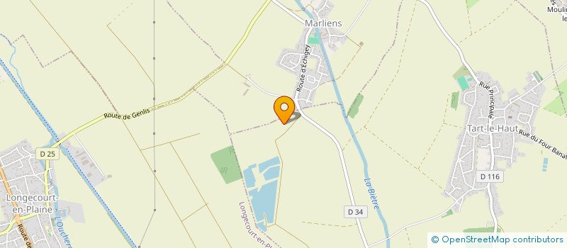 localisation de l'entreprise GFA PHILIPPE LE HARDI  TART