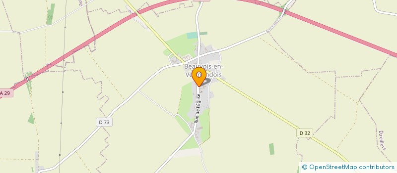 localisation de l'entreprise GFA PICARDIE  BEAUVOIS-EN-VERMANDOIS