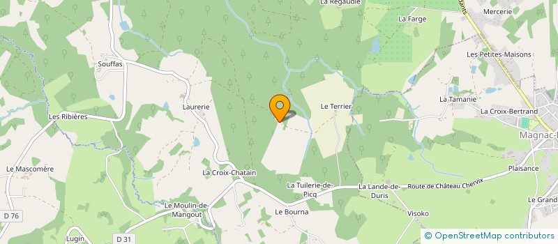 localisation de l'entreprise GFA PICQ ET LE TERRIER  VICQ-SUR-BREUILH