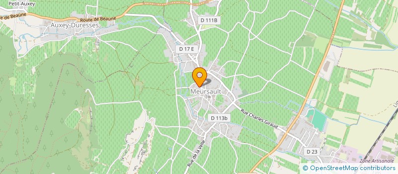 localisation de l'entreprise GFA PIERRE BOUZEREAU-EMONIN  MEURSAULT