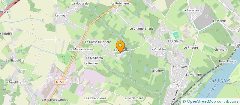 localisation de l'entreprise GFA PIERRE LANDRON  LIGNE