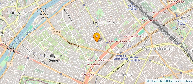 localisation de l'entreprise GFA PIERRE LEVEE à LEVALLOIS-PERRET