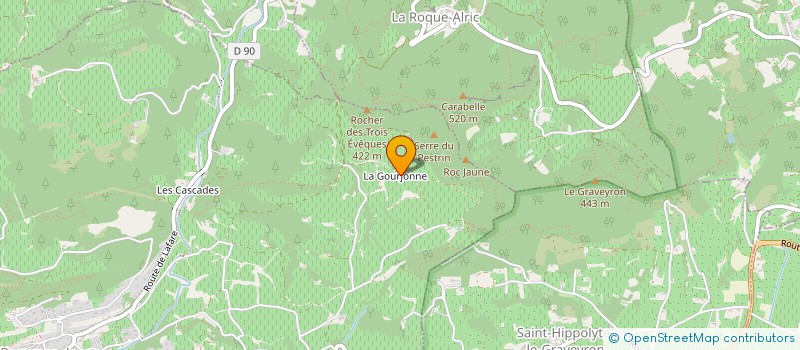 localisation de l'entreprise GFA PIERRE MEISSONNIER  BEAUMES-DE-VENISE