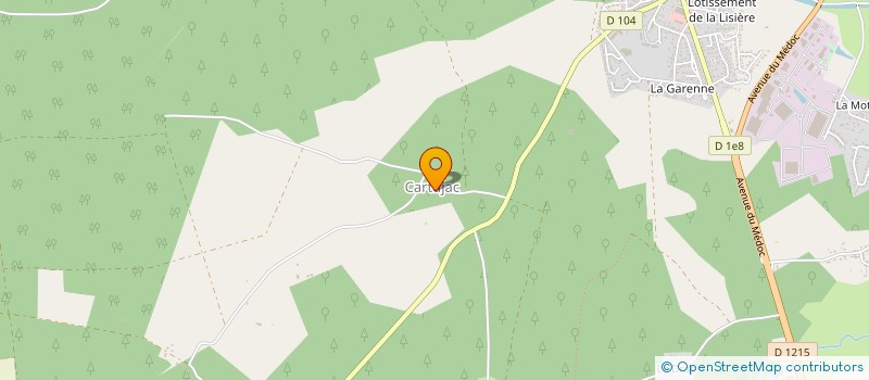 localisation de l'entreprise GFA PIERRE SAINTOUT  SAINT LAURENT MEDOC