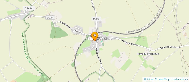 localisation de l'entreprise GFA PILON  PIHEN-LES-GUINES