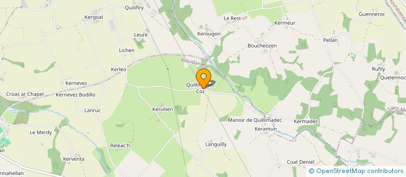 localisation de l'entreprise GFA PINVIDIC  PLOUDANIEL