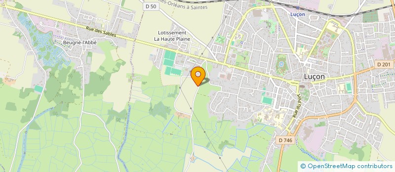 localisation de l'entreprise GFA PLAINE ET MARAIS  LUCON