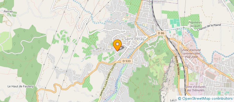 localisation de l'entreprise GFA PLEIN CIEL  SAINT-PERAY