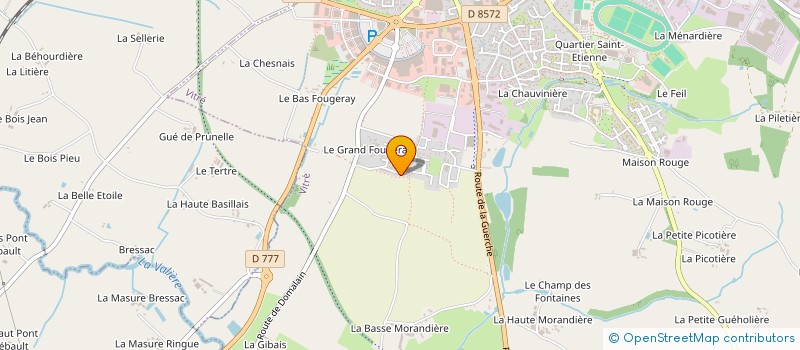 localisation de l'entreprise GFA PMN  VITRE