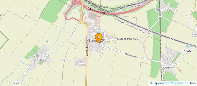 localisation de l'entreprise GFA POINTILLART-PERSEVAL  ECUEIL