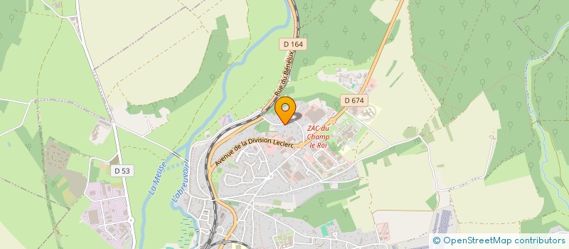 localisation de l'entreprise GFA POL BEURDOUCHE à NEUFCHATEAU