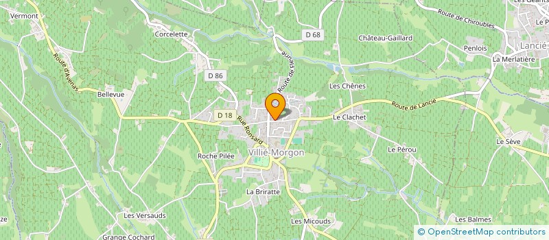 localisation de l'entreprise GFA POMMIER DESVIGNES  VILLIE-MORGON